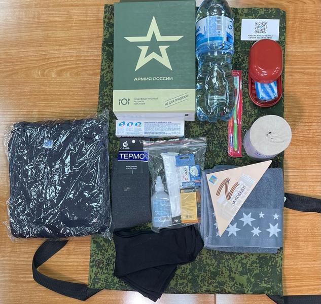 Власти Челнов показали содержимое рюкзаков, которые выдали мобилизованным