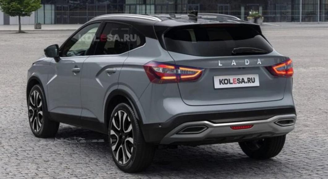 Представлены первые изображения нового кроссовера АвтоВАЗа на базе обновленной LADA Vesta