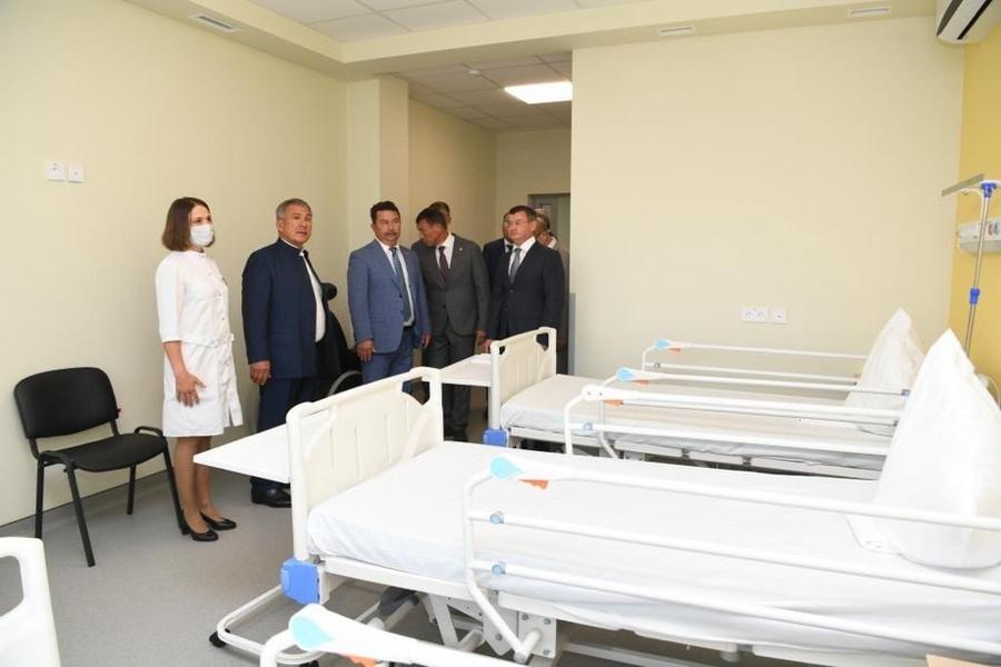 При участии Рустама Минниханова в Нижнекамске открыли приемно-диагностическое отделение