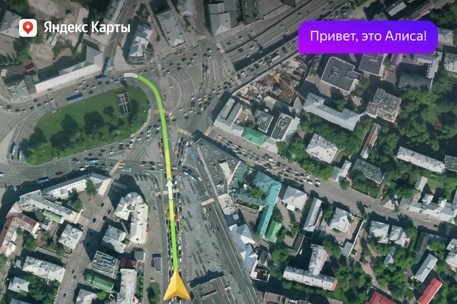 Яндекс.Карты подскажут казанцам, по какой полосе ехать на сложных развязках