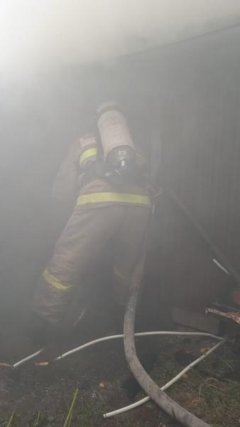 В «Стройиндустрии» в Нижнекамском районе сгорели баня и дровяник