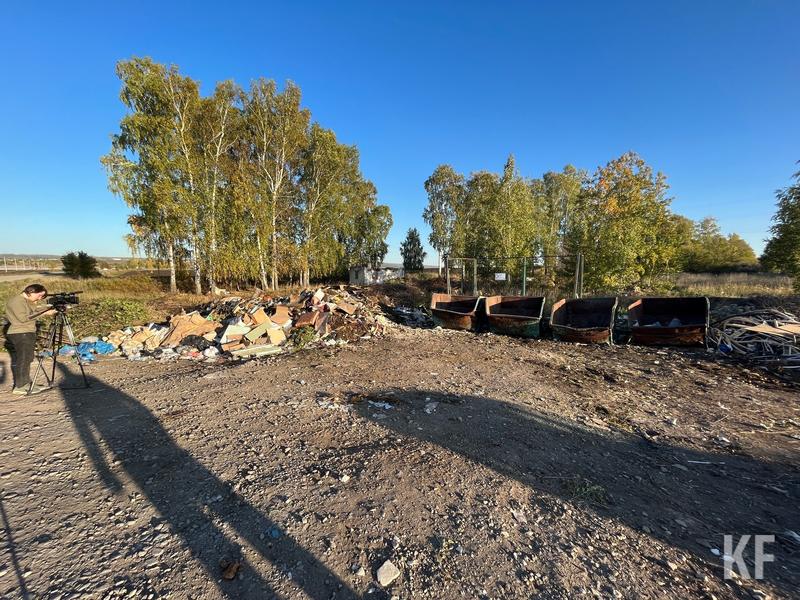 Завалы мусора на площадке ТКО под Альметьевском расчистят в течение четырех дней