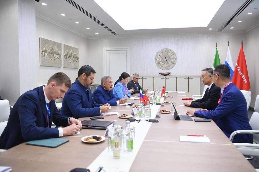 Рустам Минниханов: Товарооборот между Татарстаном и Китаем увеличился более чем на 58%