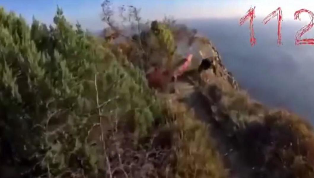 Мотоциклист сорвался со скалы недалеко от базы отдыха «Лиманчик» в ...