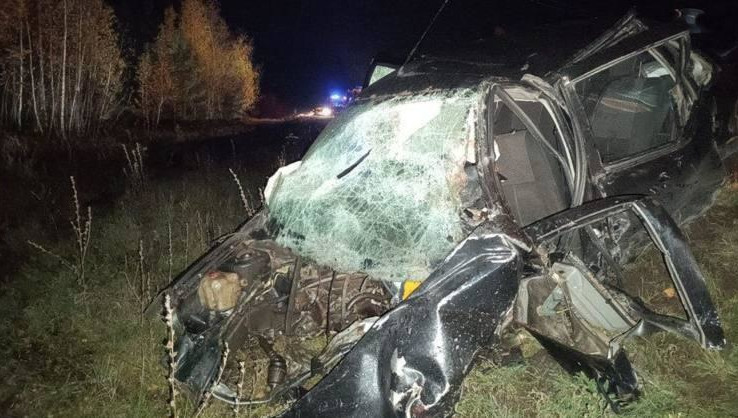 В груды металла превратились &laquo;Лада&raquo;