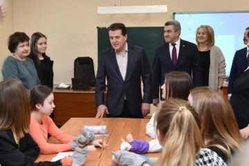 Глава города встретился с педагогами и студентами Казанского педагогического колледжа.