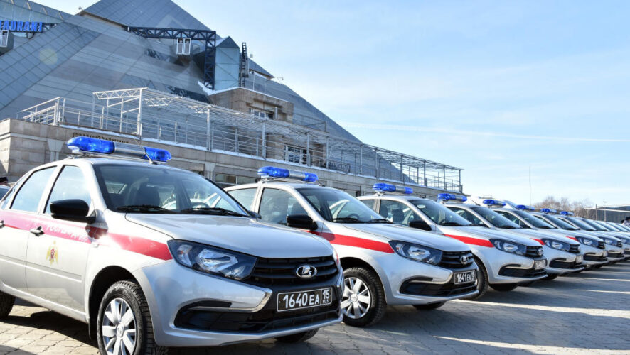 Церемонию посвятили пятилетию образования Федеральной службы войск национальной гвардии России.