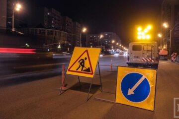 Неудобства вызваны строительством канализации на улице Лево-Булачная
