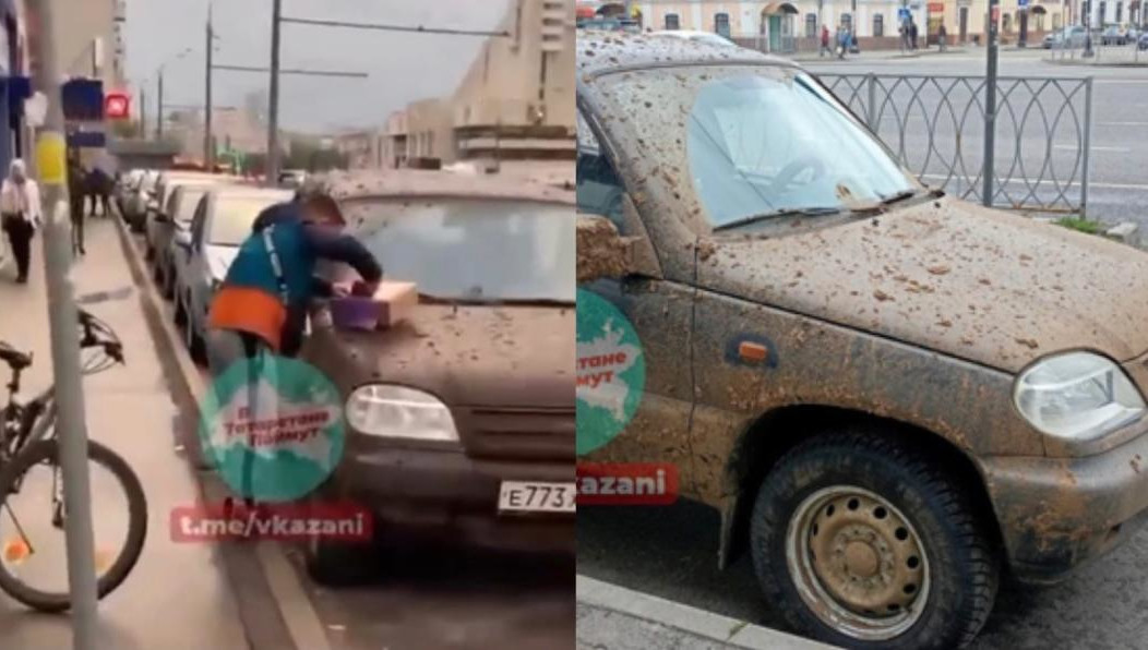 Чересчур грязной машина Chevrolet Niva стала из-за того