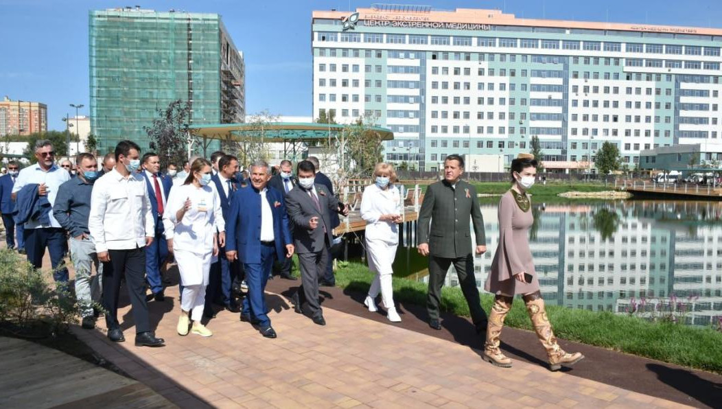 Президент Татарстана также осмотрел