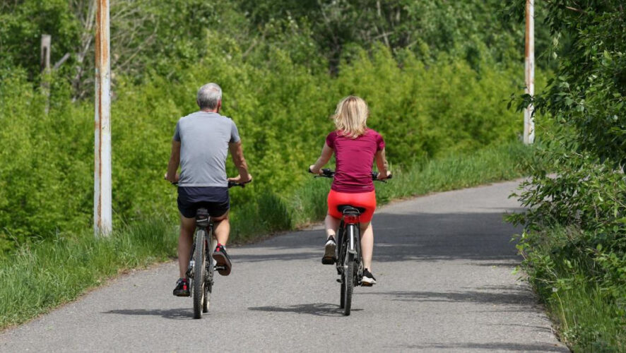 Также в городе меньшинство и женщин-велосипедисток.