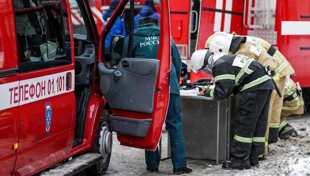 Площадь пожара составила 50 квадратных метров.