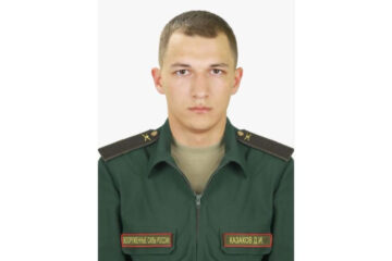 Данил Казаков поступил на службу в прошлом году.