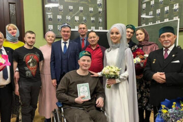 Татарскую свадьбу провели в стенах военно-медицинской акaдемии Санкт-Петербурга.