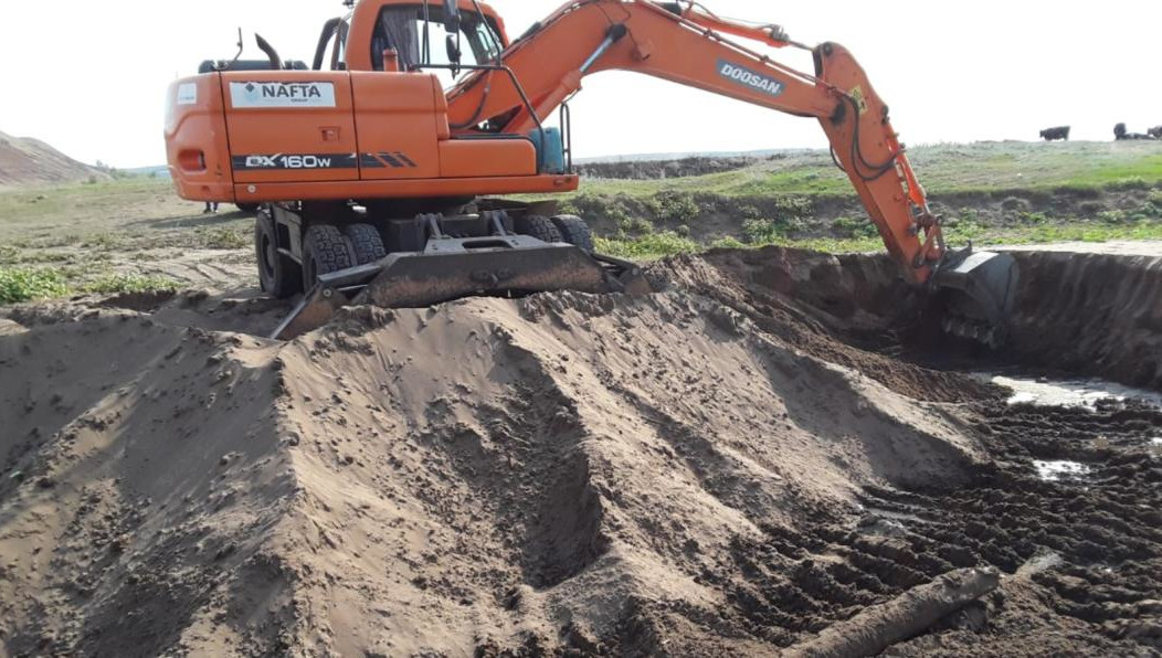 Технику застали прямо на месте.