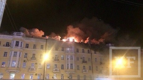 В Казани по факту пожара в жилом доме на улице Пушкина