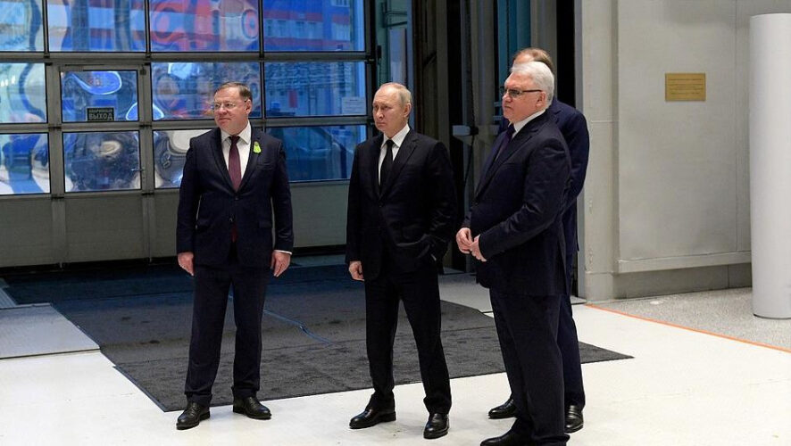 Президент России посетил &nbsp;Обуховский завод.