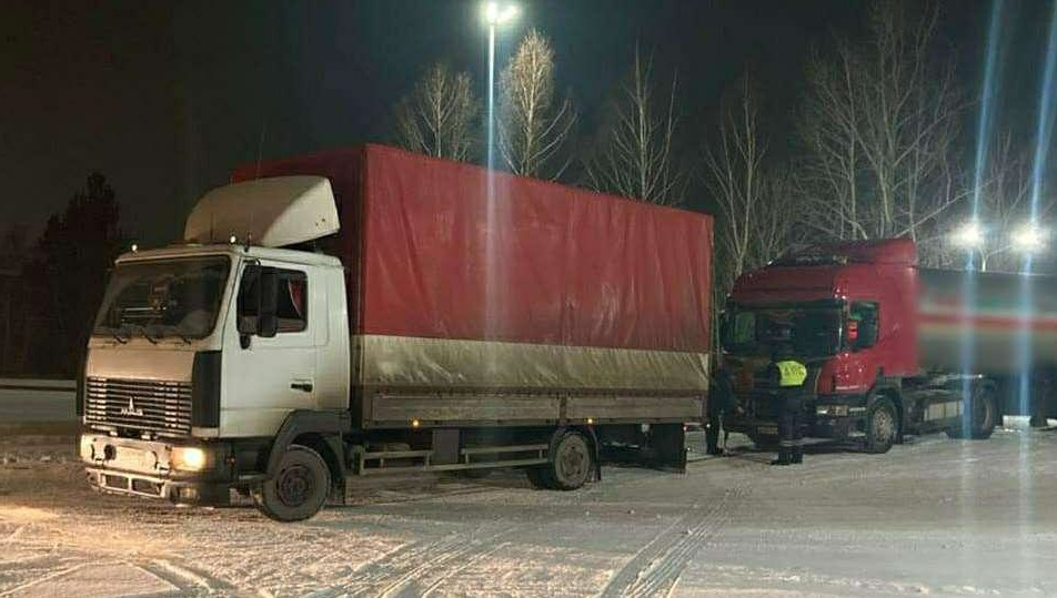 «Скания» уже выезжала с автозаправки