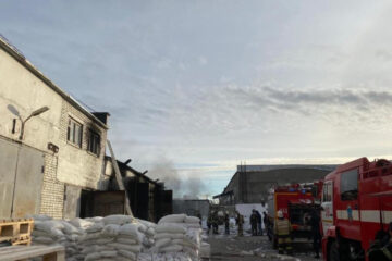Пожар случился на улице Тэцевской.