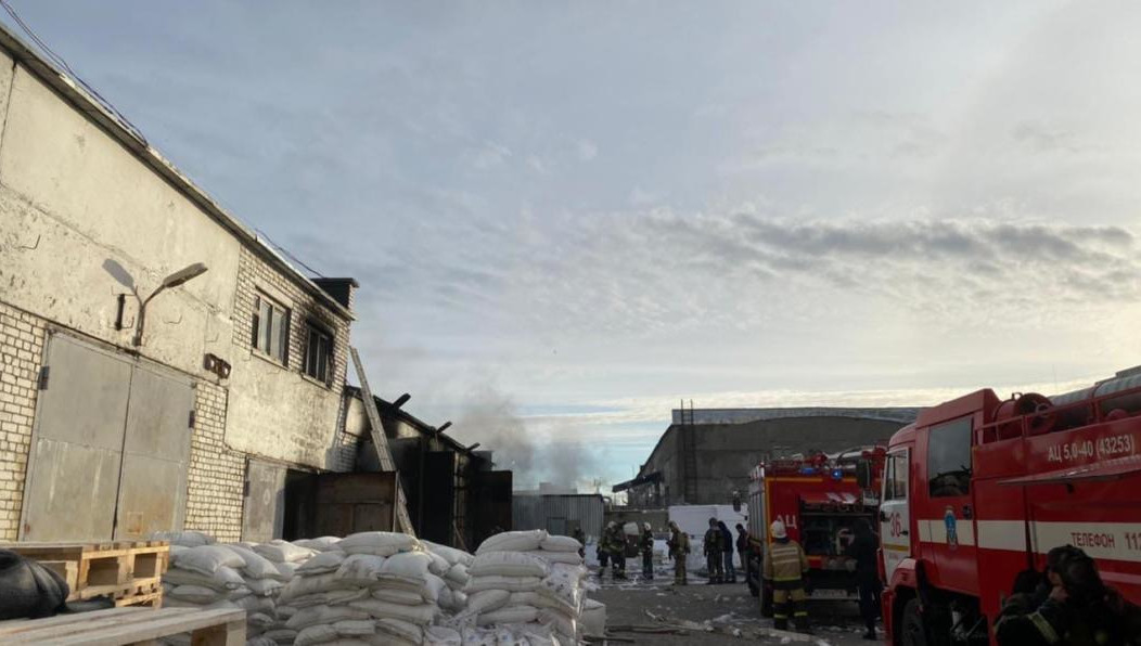 Пожар случился на улице Тэцевской.