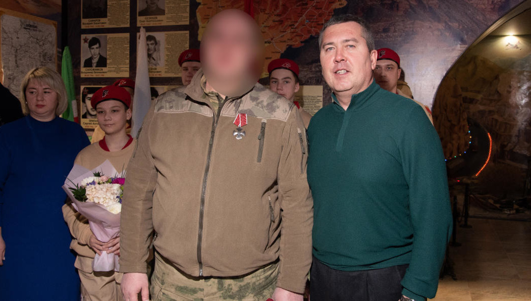 Андрей является добровольцем oтряда «БАРС».