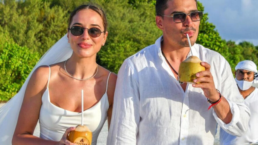 Нападающий омского &laquo;Авангарда&raquo; Наиль Якупов женился на уроженке Украины Екатерине Загребельной.