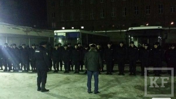 Вчера в полночь в город вернулся сводный отряд сотрудников Управления МВД России по Нижнекамскому району