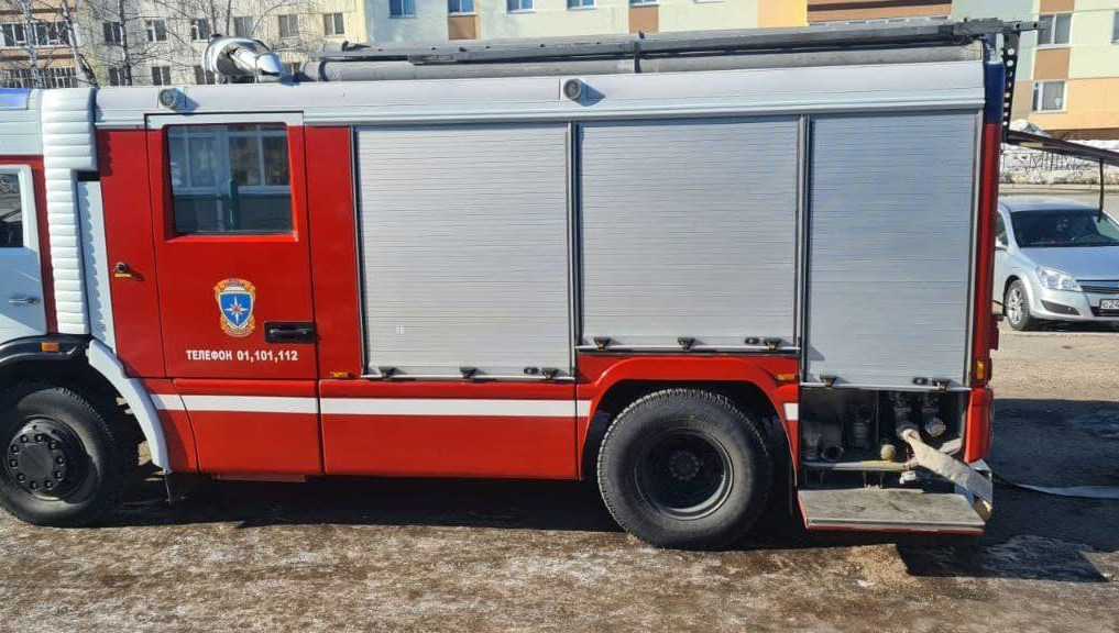 В помещении плавились провода.