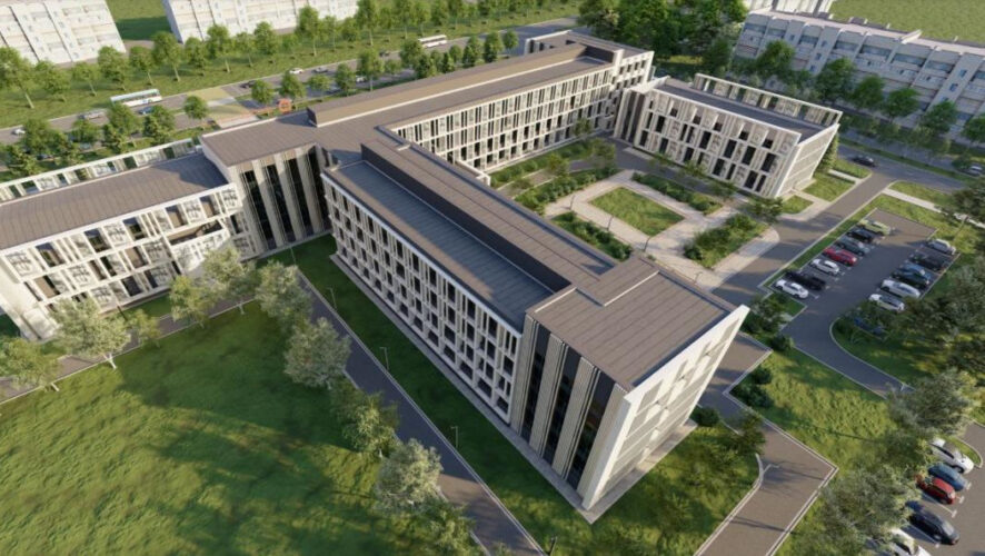 На территории учреждения идет реконструкция.