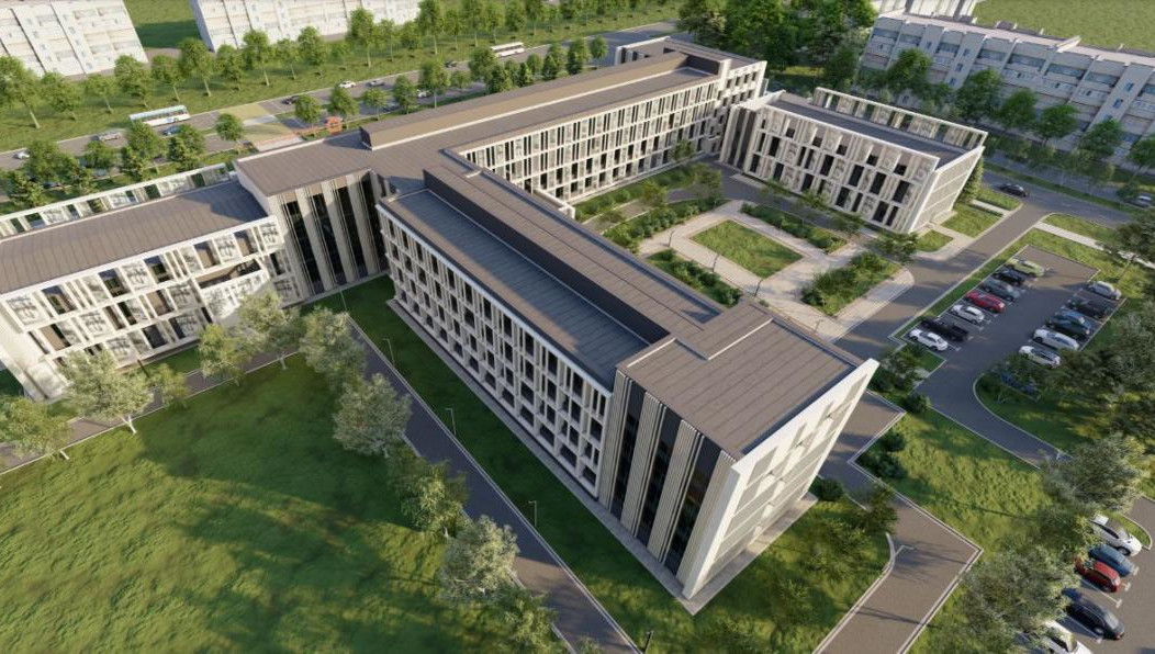 На территории учреждения идет реконструкция.