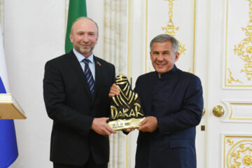 Президент Татарстана встретился с командой «КАМАЗ-Мастер».