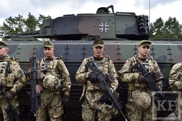 в том числе 20 БМП Marder и шесть танков Leopard 2 прибыли в Литву
