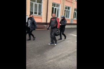 Мотоциклисты посетили избирательный участок в столице Татарстана.