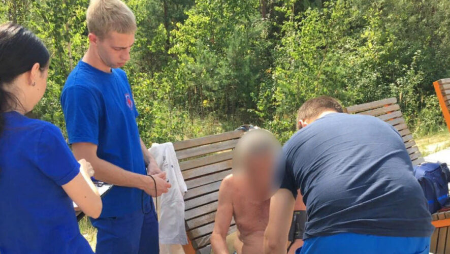 Пострадавший почувствовал себя плохо и начал тонуть.