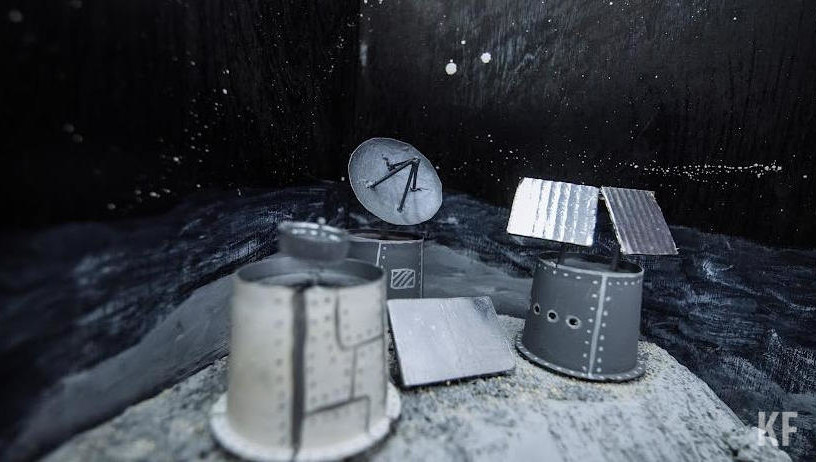 Россиян поздравили прямо с борта космической станции.