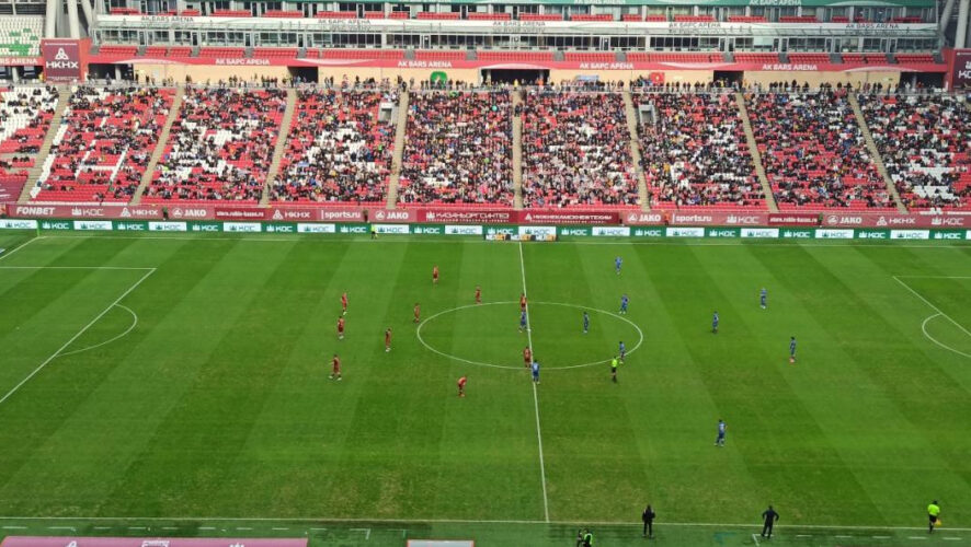 Игру в Казани посетили 8707 зрителей.