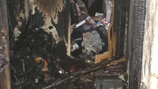 Снимки сделаны МЧС сразу после тушения пожара.