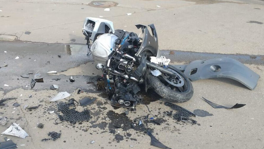 Мотоциклиста госпитализировали в травматологическое отделение.