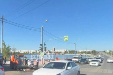 ДТП произошло на пересечении улиц Шевченко - Булгар.