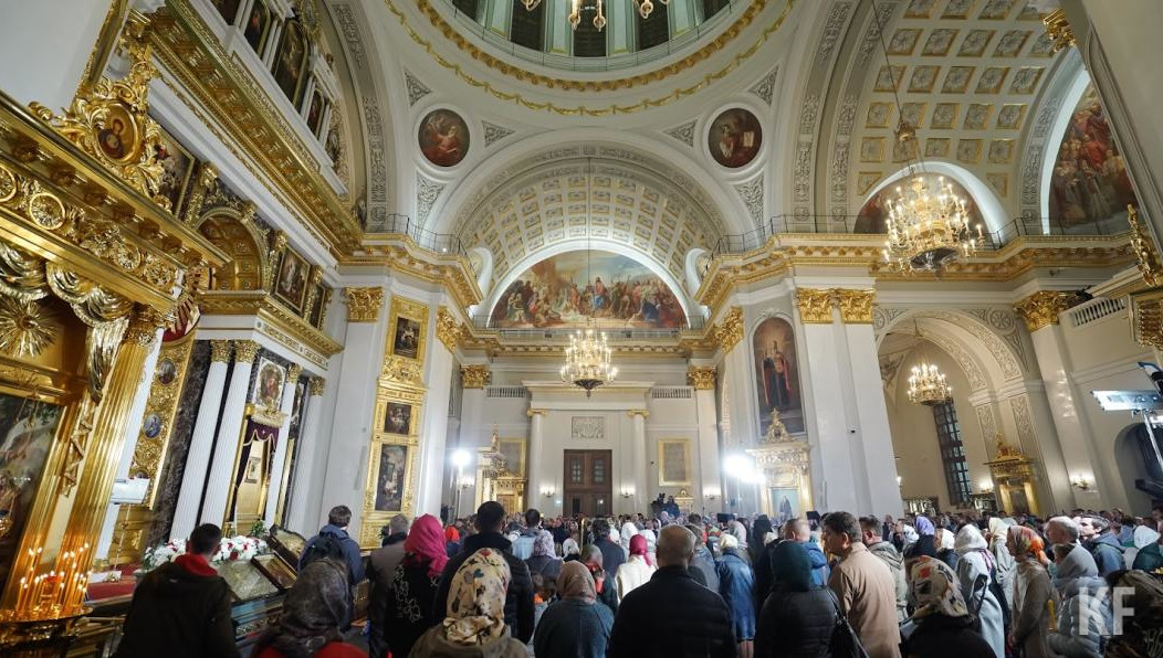 Божественную литургию в храме возглавит митрополит Казанский и Татарстанский Кирилл.