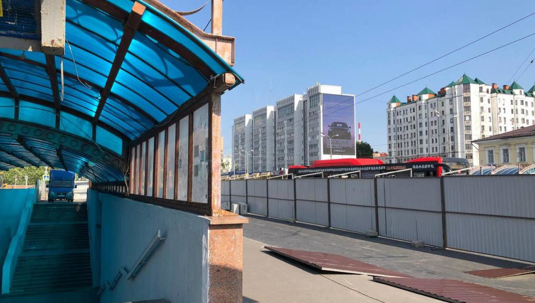 В городе временно закрыт подземный переход.