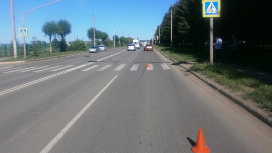 ДТП произошло на пешеходном переходе на улице Советской.