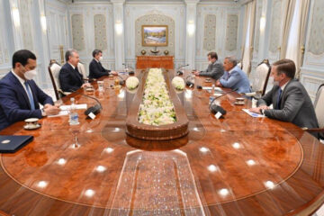 Президент Татарстана встретился с президентом Узбекистана.