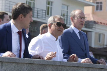 Президент Татарстана ознакомился с ее реконструкцией.