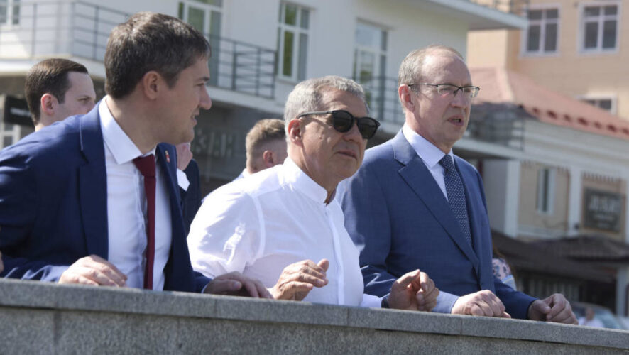 Президент Татарстана ознакомился с ее реконструкцией.