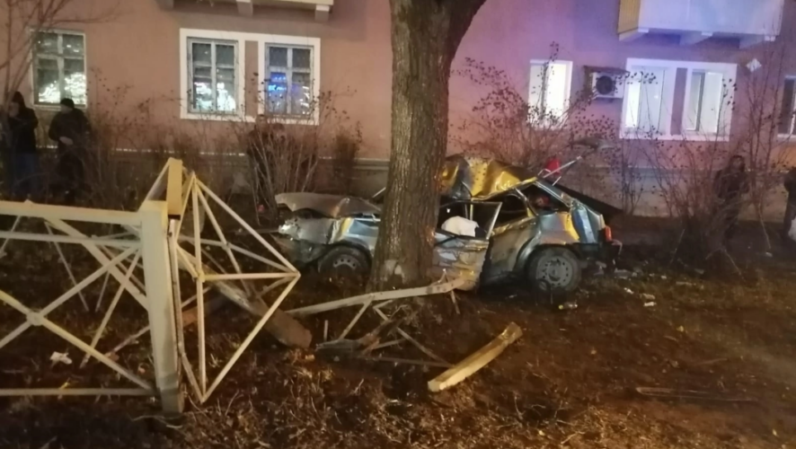 От автомобиля практически ничего не осталось.