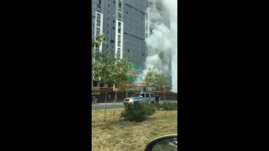 Площадь возгорания составила 50 квадратных метров