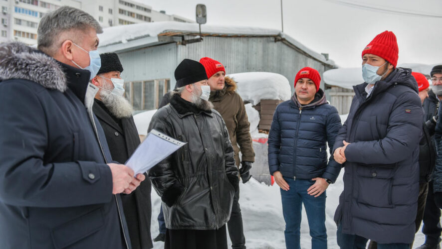 Наиль Магдеев привел бизнесменов к месту