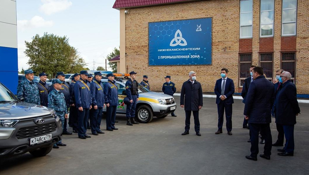 В открытии обновленного КПП участвовали главы «ТАИФа» и «СИБУРа».