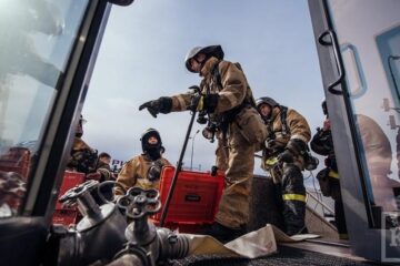 Пожарные из азнакаевской ПЧ-87 взяли «серебро» на втором этапе республиканских соревнований по боевому развертыванию сил и средств